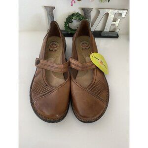 Earth Spirit Tabitha Shoes Brown Comfort Leather Right Shoe Sz 7 Left Shoe‎ Sz 8